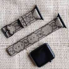 Load image into Gallery viewer, Apple Watch Band Handmade Re-Purposed GG Monogram for Apple Watch Series 1, 2, 3, 4, 5